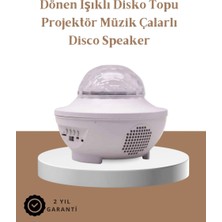 Epilons Müzik Ritimli Işık Değişimi & Dönen Dalga Efekti – Galaxy Projektör