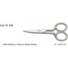 Rose Europe Kalın Nakış Makası Süper Kalite No:4 10,16 CM
