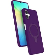TeknoKapsül Galaxy A06 Magsafe Standlı Kapak - Derin Mor