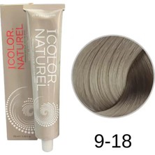 Icolor Natural Tüp Boya 100ML. 9-18 U.a.s.k.mat
