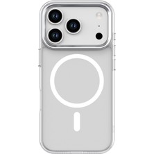 Crocus Crystalgrıp IPHONE 17 Pro Magsafe Ozellıklı Kılıf Seffaf Beyaz