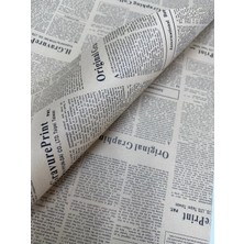 Mutkin Gazete Süs Gazete Kağıdı Desenli Çiçek Aramjamanı 36 Sayfa