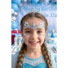 Le Mabelle Gümüş Elmas Model Kız Çocuk Yüz Sticker