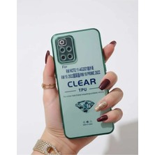 Camkapak Aksesuar Xiaomi Redmi Note 11 Şeffaf Renkli Kılıf Modeli