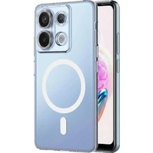 Camkapak Aksesuar Redmi Note  13 Pro  5g  Uyumlu Mika Magsafe Kılıf Modeli
