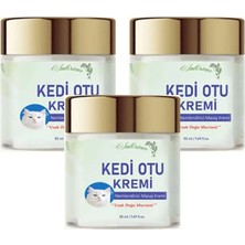 Kedi Otu Kremi 50 ml 3 Adet Kafur Ağacı Yağı Içerikli Krem