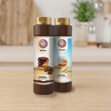 Minipan 2'li Waffle & Krep & Pankek Sos Sütlü Çikolata 800 gr & Beyaz Çikolata 800 gr
