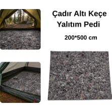 Çadır Altı Keçe Yalıtım Pedi Isı ve Nem Koruyucu Kamp Piknik ve Doğa Kullanımı 200*500CM