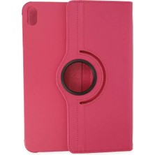 Senka Newface Ipad 2022 10.9 (10.nesil) Kılıf 360 Tablet Deri Kılıf - Pembe