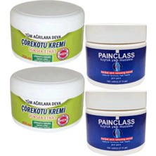 Süper Çörek Otu Kremi Xl Boy 2X200 ml +2X150 ml Kuyruk Yağı Kremi Painclass