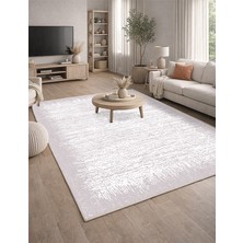 Lioara Home Gri Modern Baskılı Halı – Modern, Kaymaz Taban, Salon & Oturma Odası Için Halı