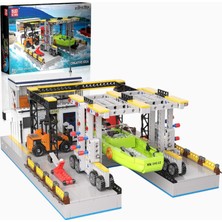 Mould King 10142 Gemi Tersanesi Yapım Seti 1273 Parça Koleksiyon Model