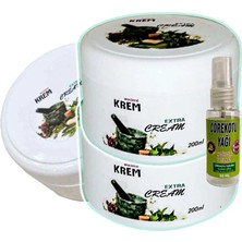 Süper Muzicevi Krem Bakım Masaj Kremi 3X125 Ml+30 ml Çörek Otu Yağı ile