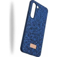 Camkapak Aksesuar Samsung S 25 Plus Taşlı ve Simli Kılıf Modeli