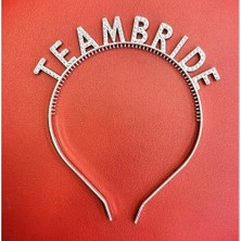 Eco Lounge Gümüş Renk Team Bride Taç – Gelin ve Nedime Tacı