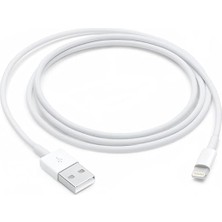 Naco Lightning Uyumlu Şarj Kablosu, iPhone ve iPad ile Uyumludur, 1 M - Beyaz