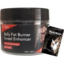 Süper Belly Fatburner Eritmek Için Masaj Bakım Kremi 100 Ml+1 Adet Jel ile