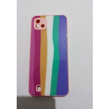 Camkapak Aksesuar Realme C 11 Uyumlu Arkası Cam Telefon Kılıf Modeli