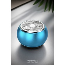 Ventoze Bluetooth 5.0 Mini Hoparlör 10W Güçlü Ses | Taşınabilir Kablosuz Speaker Mavi Tek Ebat 5 Saat Var Tamir Edilebilir, Satıcı ile Iletişime Geçiniz. Yok