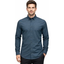 QS Erkek Slim Fit Gömlek Kırışmaz Terletmez Kumaş