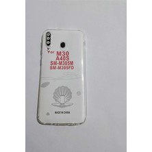 Camkapak Aksesuar Samsung M 30 / A40 S Silikon Şeffaf Kılıf Modeli