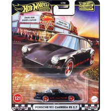 Hot Whells Hot Wheels Premium Porsche 911 Carrera Rs 2.7 Araba 1/64 Ölçekli Metal Gövde Tasarım