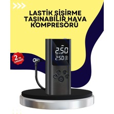 TeknoKapsül Otomatik Kapanmalı Dijital Lastik Şişirme Pompası