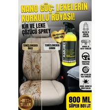 PINUKS Araç Içi Koltuk, Döşeme ve Motor Jant Temizleyici Leke Sökücü Nano Sprey 800 ml - Oto Kuaför Etkisi