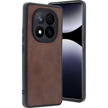 Senka Newface Redmi Note 14 Pro 5g Kılıf Aras Deri Kapak - Taba