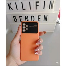 Camkapak Aksesuar Samsung A 32 Kamera Lensli Kılıf Modeli