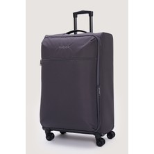 Elatae Büyük Boy Valiz Körüklü Geniş Hacim Su Geçirmez Kumaş 8 Tekerlek ELT034