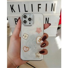 Camkapak Aksesuar Iphone 13 Pro Max Taşlı Kılıf Modeli