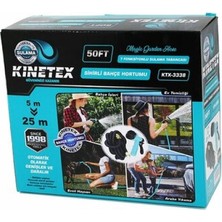 Pileli Store 5 Metreden 25 Metreye Uzayan Kutulu  Sihirli Bahçe Hortumu 50FT (4887)