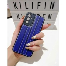 Camkapak Aksesuar Samsung A 14 Deri Tasarımlı Kılıf Modeli