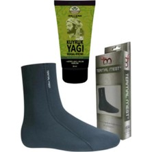 Süper Ibni Sina Kuyruk Yağı Masaj Kremi 50 ml Su ve Isı Geçirmeyen Mest Çorap (M)