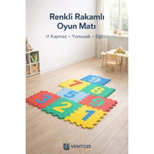 Ventoze Eğitici Puzzle Yer Matı 9 Parça | Sayılar Temalı Yumuşak Eva Oyun Halısı ve Yer Karosu Evrensel Dil Çok Renkli Eva 33 x 33 Hayır Hayır