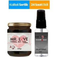 Mr. Love Erkeklere Çok Özel Doğal Macunu 250 gr & Mr. Love Uzun Süreli Sprey