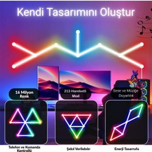 Neeko Shaped Rod Şekil Verilebilir Argb LED Çubuk 12 Li