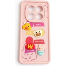 Camkapak Aksesuar Redmi Note 14 Pro (5g) Karikatür Kılıf Modeli