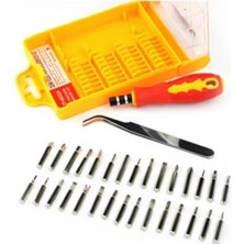 32 Parça Hassas Tornavida Seti - Telefon Tablet Laptop Gözlük Tamir Seti Tornavida Seti Tek Ebat Ventoze