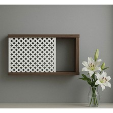 Emizey Trend Giyim Dekoratif Duvara Asılabilir Sigorta ve Modem-Wifi Saklama Kutusu 30X40 cm Derinlik 11