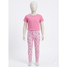 Benetton Kız Çocuk Pembe Tayt
