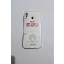 Camkapak Aksesuar Samsung M20 Şeffaf Silikon Kılıf Modeli