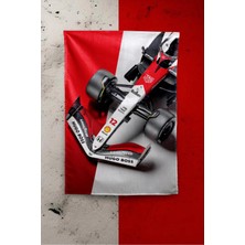 Vagonik F1 Temalı Art Ferrari Duvar Örtüsü Halısı Tapestry Formula 1