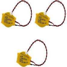 Orion CR2032 3V Plc Lityum Batarya Terminal + Kablo Bios Cmos Pili 3 Adet Erpilsan Elektronik