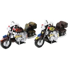 SHC4200 Kumbara Motorsiklet Dekoratif Biblo Kumbara Renkli 25CM Reçine