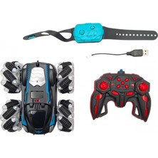 NeUygun Oyuncak Bilekten Kontrol El Sensörlü Uzaktan Kumanda Şarjlı Drift Atan Akrobat Araba Stunt Araba Işıklı ve Sesli