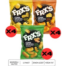 Frx’s Süt Mısır Aromalı Mısır Cipsi (60 G) 12 x 60 gr