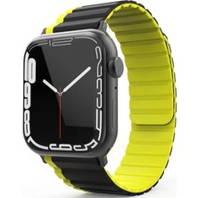 SHC4200 Watch 42MM Mo-Wb1 Çift Renk Mıknatıslı Kordon (Saat Değildir) - Siyah-Sarı