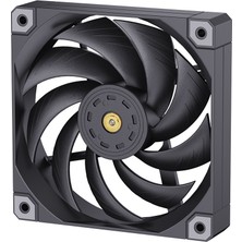 Dark Pro Master 12CM Ultra Sessiz, 2500 Rpm, 90.5 Cfm, 15-35 Dba, 4-Pin Pwm, Yüksek Performanslı Siyah Kasa Fanı (DKCFPM120)